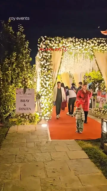 Wedding Stage Décor at Hotel Pokhara Grande