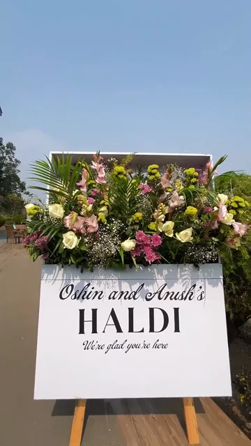 Haldi Table Setup Décor — Roy Events