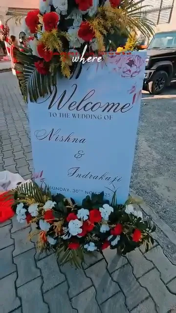 Wedding Entrance Décor at Durbarthok Banquet