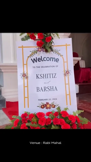 Wedding Table Setup Décor at Rabi Mahal