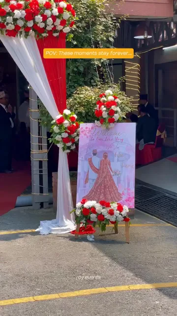 Reception Entrance Décor — Roy Events