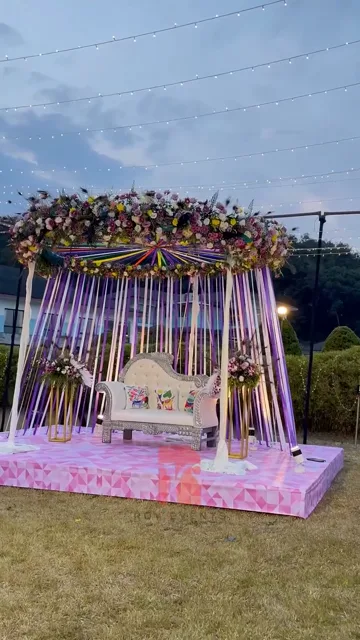 Mehndi Stage Décor — Roy Events