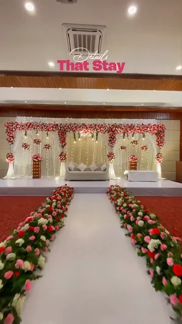 Wedding Stage Décor at Hotel Bar Peepal