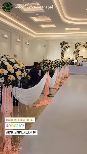 Reception Décor at Rabi Mahal Reception