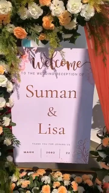 Reception Décor at Crystal Mahal