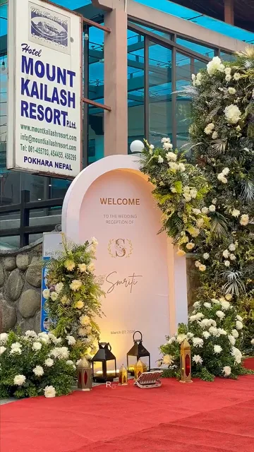 Wedding Décor at Hotel Mt. Kailash