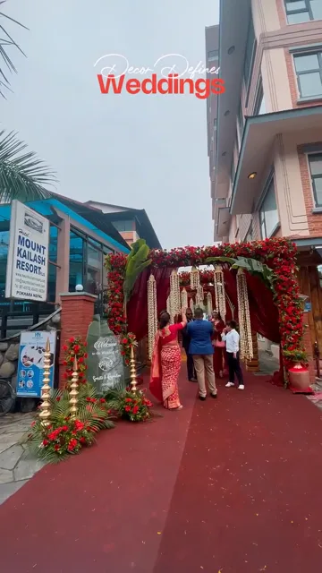Wedding Décor at Hotel Mt. Kailash